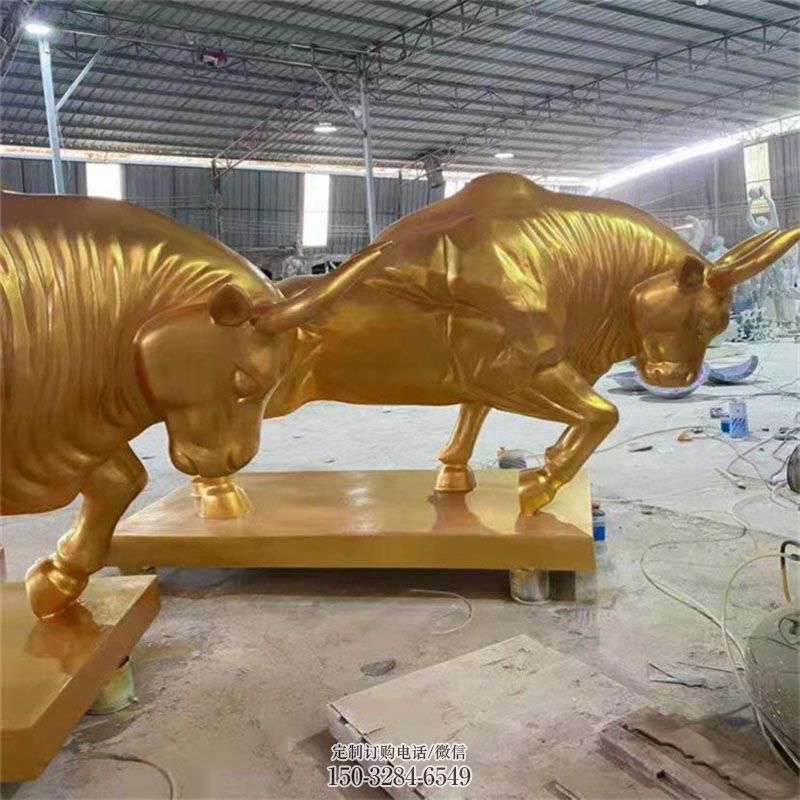 各类金牛雕塑 牛雕塑主题定做 门口铜雕塑订做